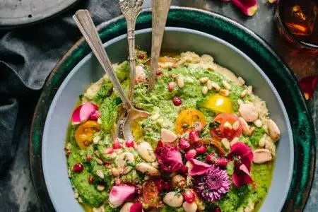 Poor-quality smartphone photo of a dish