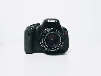 Professional camera for restaurant shoot